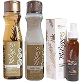Generic Hair Care Kit - Milagro Herbal Shampoo, Conditioner and Toner (3 Pack), Paraben Free, For All Hair Types, With Rosemary and Rice Extracts, 4.4E+2 Fl Oz
