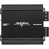 Skar Audio RP-350.1D Monoblock Class D MOSFET Amplifier with Remote Subwoofer Level Control, 350W