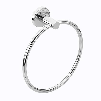 SBDTM Banka Stainless Steel 202 Napkin and Towel Ring/Rod (Silver)