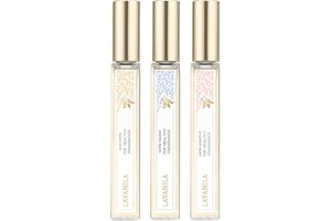 Lavanila Roller Perfume Set of 3 (10ml Each), Includes Pure Vanilla + Vanilla Coconut + Vanilla Grapefruit - The Healthy Fragrance for Women, Clean and Natural