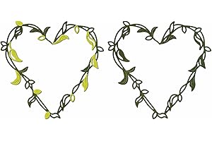 XMZZMX Heart Shape Vine Metal Cutting Dies for Card Making, Paper Embossing Die Cuts Kit Templates, Storage Pockets Supplies, Photo Frame Album DIY Scrapbooking Stencils Sets