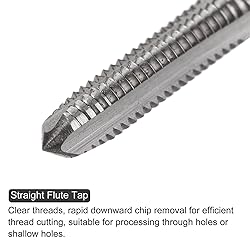 uxcell 10pcs Machine Thread Taps 8-32 UNC 2B High