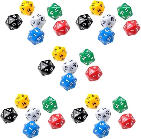 Amazon T Tooyful ボードゲーム カードゲーム用 Dダイス セット 面サイコロ アクリル おもちゃ 贈り物 30個入 ダイス サイコロ おもちゃ
