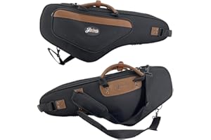 WUQIMUSC Alto Saxophone Case– Alto sax Gig Bag Padded with Adjustable Shoulder Strap, Lightweight & Water-Resistant Saxophone Backpack Case