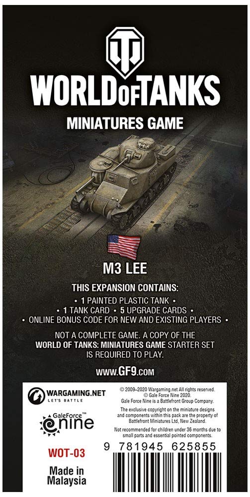 World of Tanks Miniatures Game: M3 Lee Expansion