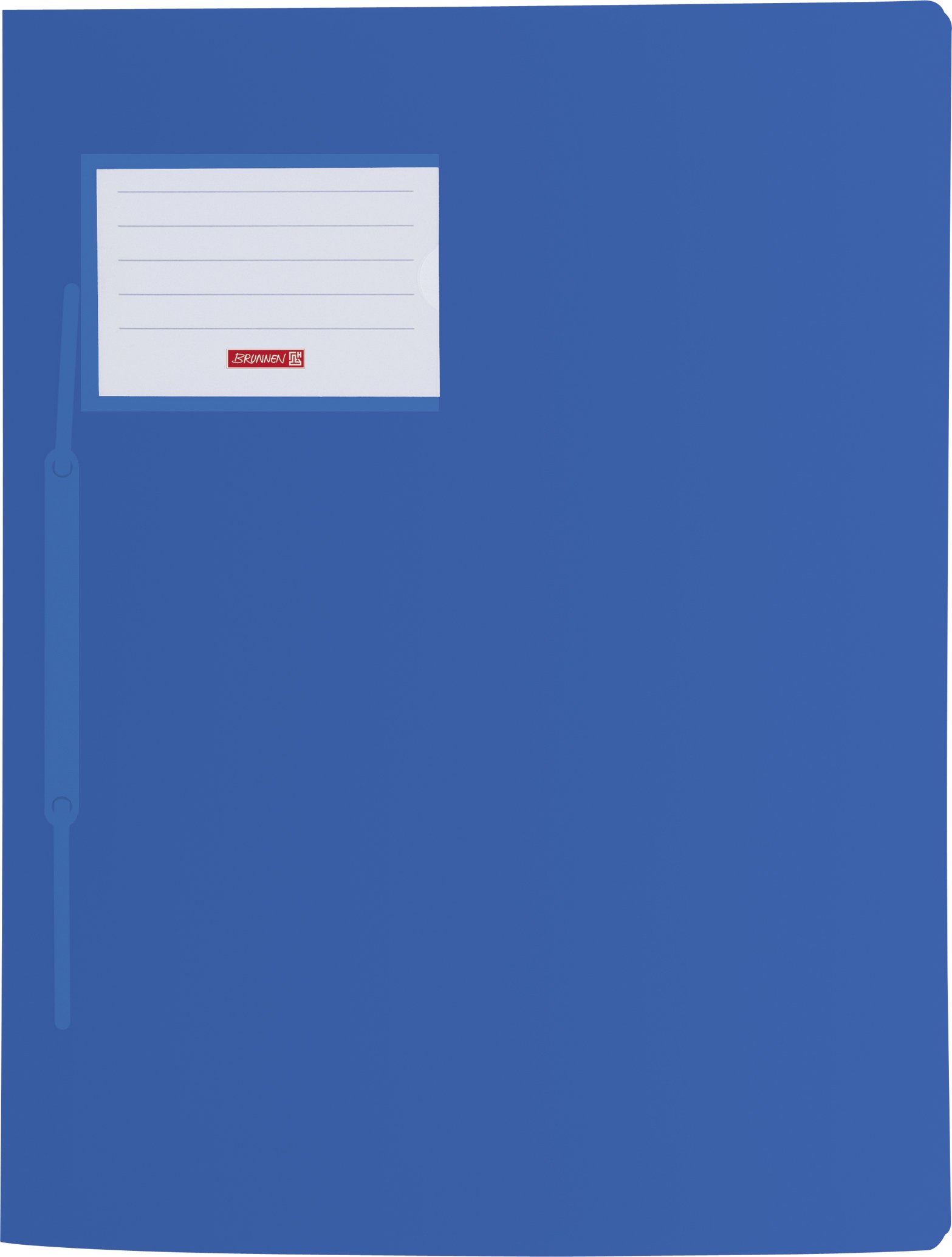 Brunnen Fact! Polypropylene Folder A4 24 x 34 cm Translucent Coloured singolo Blue