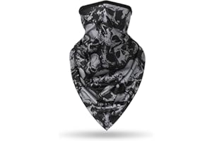 CycleZT Skull Scarf Mask Neck Gaiter Mask for Men & Women Motorcycle Riding Fishing Cycling Sports