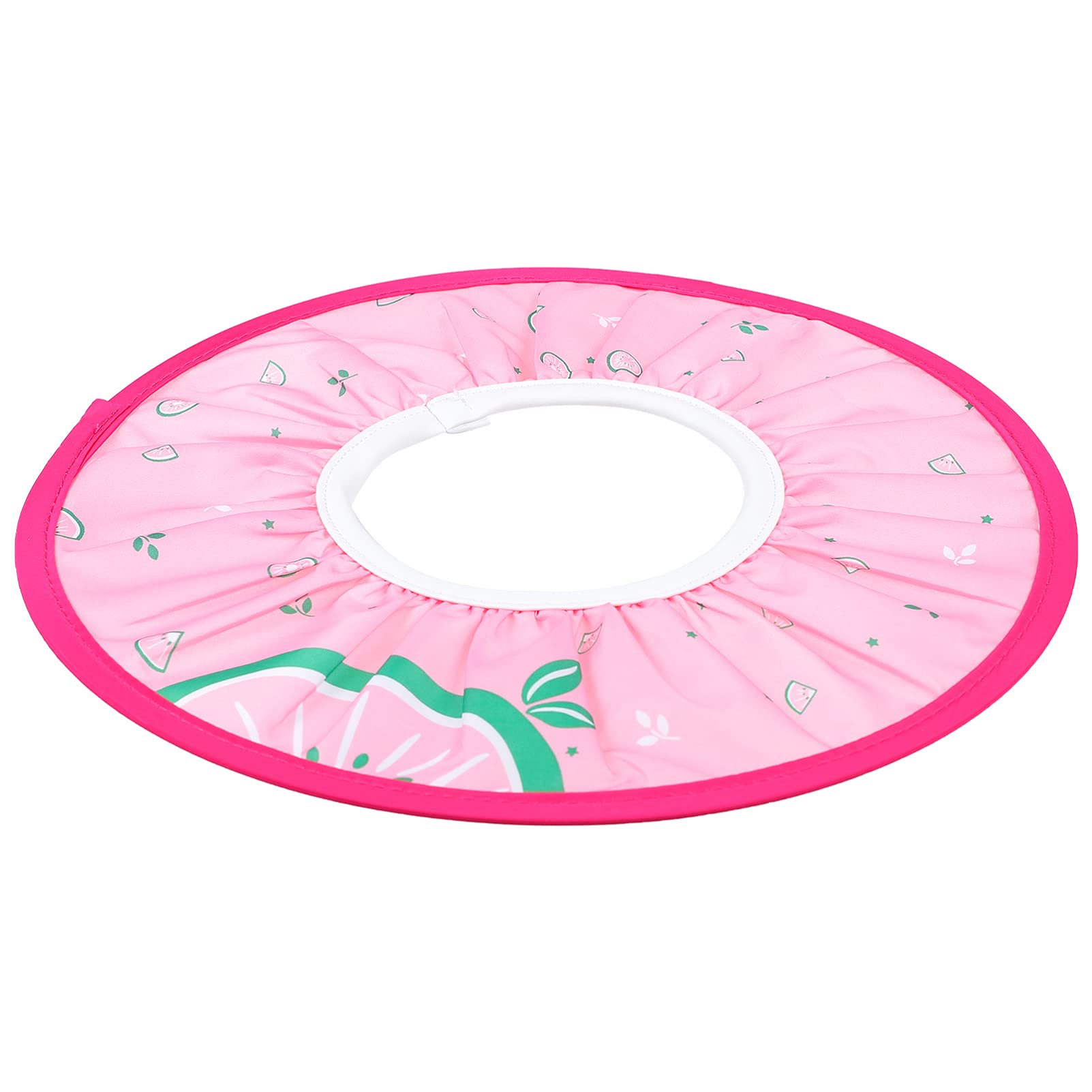 TOYANDONA Bathing Cap TPE Adjustable Kids Shower Cap Shampoo Shower Protection Safety Visor Shield Hat for Children Toddler Showering Washing Hair Pink