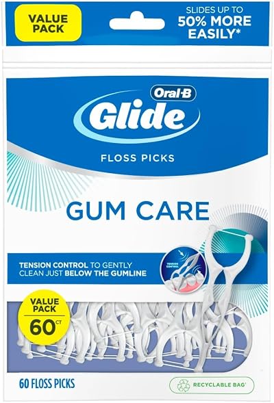 Oral-B Glide Floss Picks 3 Packs of 60 Pro-Health Clinical Protection