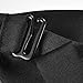 WEBO Bow Tie Rhinestone embellishment Adjustable Bowties(White)