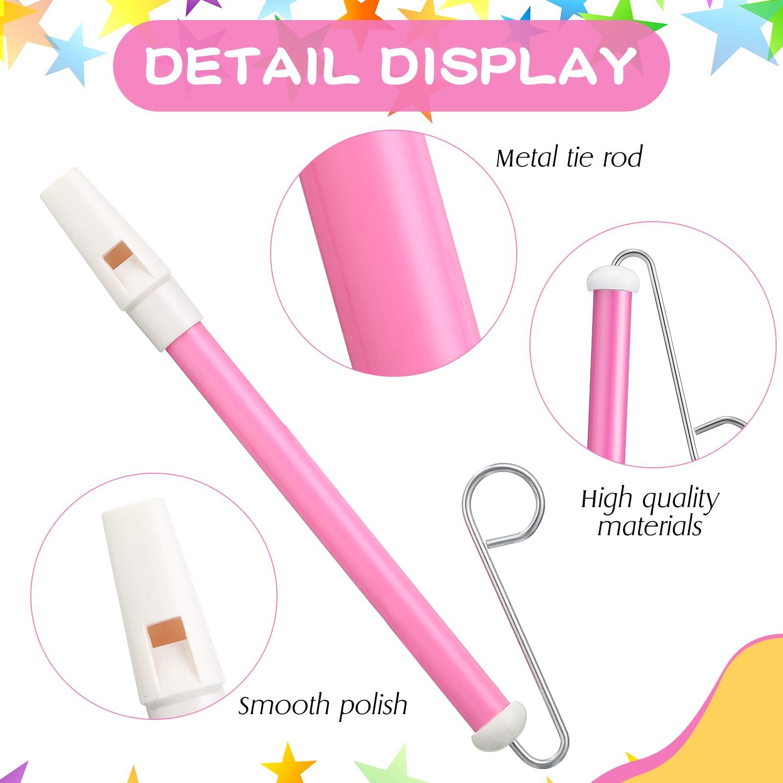 Syhood 24 Pcs Slide Whistle for Adults Instrument Toy Plastic Metal Musical Slide Whistles for Kids Party Favors Boys Girls Games School Prizes Birthday Gift, 4 Colors