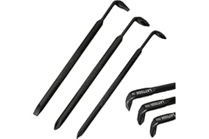 3PCS Right Angle Offset Screwdriver Set, LATTOOK L-Type 90 Degree Double End Screwdriver Low Profile Screwdriver with Phillips and Slotted, 15mm Flat Elbow Design for Tight Narrow Space