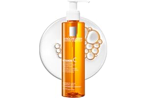 La Roche-Posay Face Cleanser with Pure Vitamin C, Purifying Face Wash to Hydrate Skin with Vitamin C & BHA, Tightens Pores & 