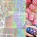 Lady Up 288 Pieces Nail Vinyls Stencils Stickers Set for Nail Art Design Cute Decals 24 Sheets with 96 Patterns