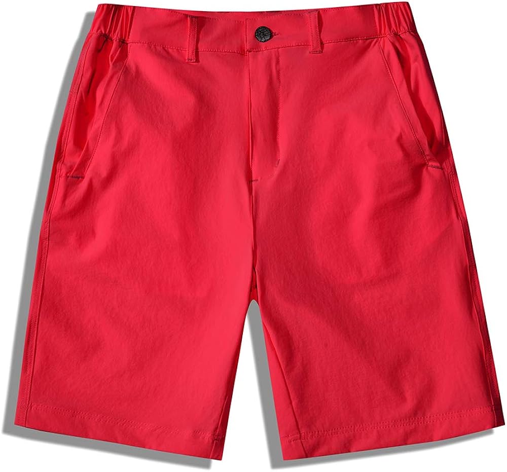BASADINA Kids Shorts for Boys Girls Quick Dry Outdoor Casual Shorts with Moisture Wicking Performance: Clothing