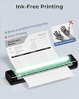 Phomemo M08F Thermal Printer Portable Wireless A4 Inkless Bluetooth Printer view 5