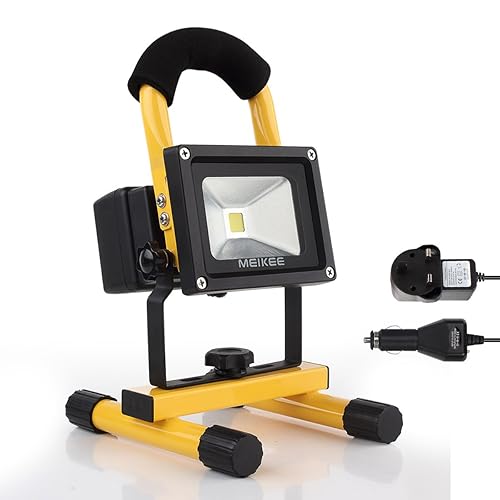 10W Portable LED Work Light Cordless Rechargeable IP65 12v LED Light