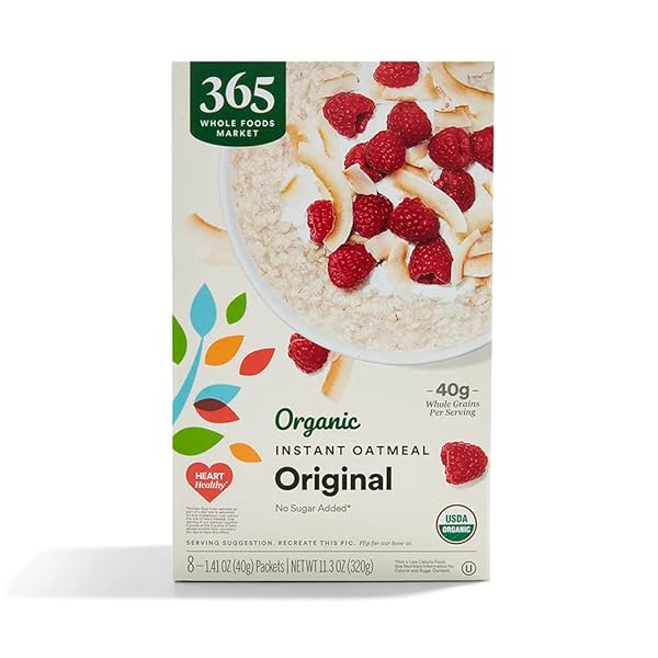 365 BY WHOLE FOODS MARKET, ORGANIC INSTANT OATMEAL...