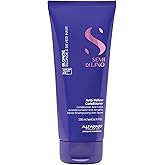 ALFAPARF MILANO Semi di Lino Blonde Anti-Yellow Conditioner for Blonde, Platinum and Silver Hair - Paraffin Free Purple Conditioner - Removes Yellow and Brassy Tones - Corrects Brassiness