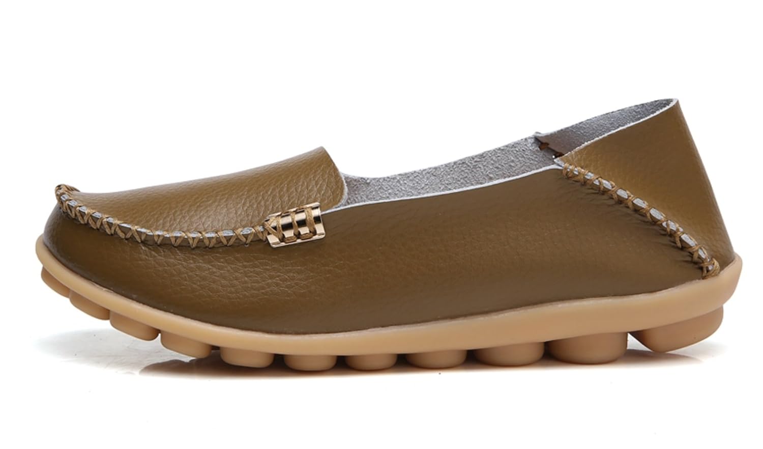 venuscelia women's natural comfort walking flat loafer