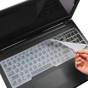 Keyboard Cover for 15.6" Dell Latitude 5580 5590 5591 E5550 E5570|15.6" Precision M5520 |17.3" Dell Precision M7510 M7520 M7710 M7720 Laptop Skin -Clear