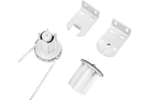 Luanxu Roller Blind Clutch with Metal Bracket & Bead Chain, Roller Shade Clutch for 1 1/2" (38mm) Tube Replacement Spare Repair Parts Metal Core Clutch Max Load 5KG (11 LBS)