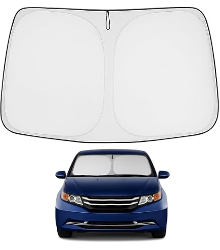 SMARTLINER Custom Fit Floor Mats For Honda Odyssey 2011-2017 – 1st Row Liners, Black, All-Weather Protection
