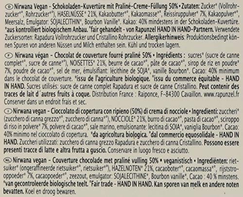 Rapunzel Nirwana vegane Schokolade HiH, 6er Pack (6 x 100 g) – Bild 7