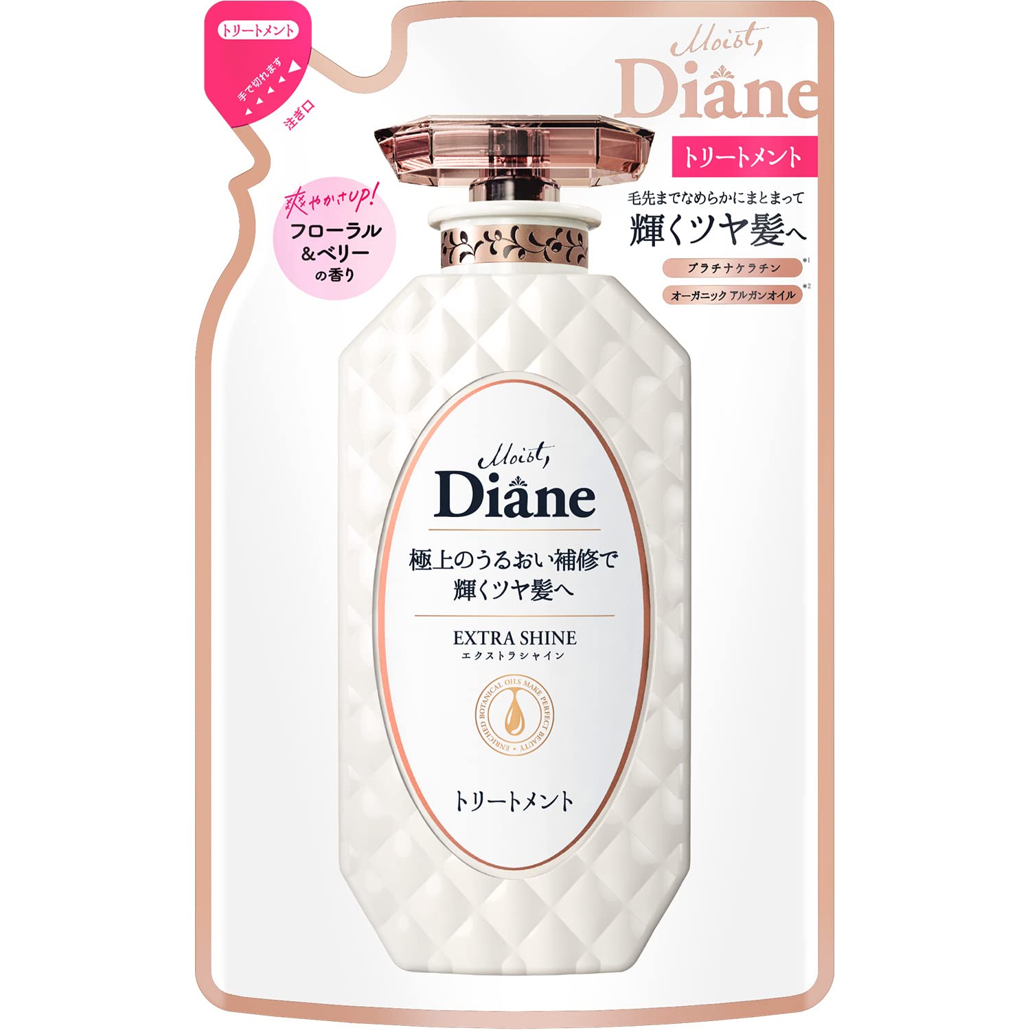 Diane(ダイアン) トリートメント [ツヤ髪] フローラル つめかえ用 詰め替え 330ml商品画像