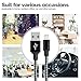 CHHHX Charger Cable Nylon Braided Fast Charger USB Syncing Charging Cable 4Pack 3FT 6FT 6FT 10FT Compatible Phone 6s 6s Plus 7 7 Plus 8 8Plus X (Black&White)
