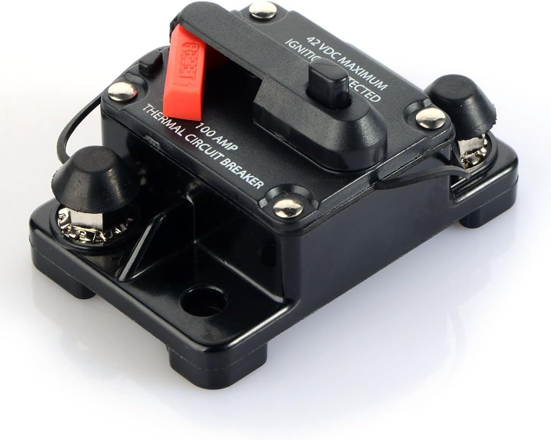 Amazon.com: 60 Amp Waterproof Car Auto Circuit Breaker Fuse Trolling