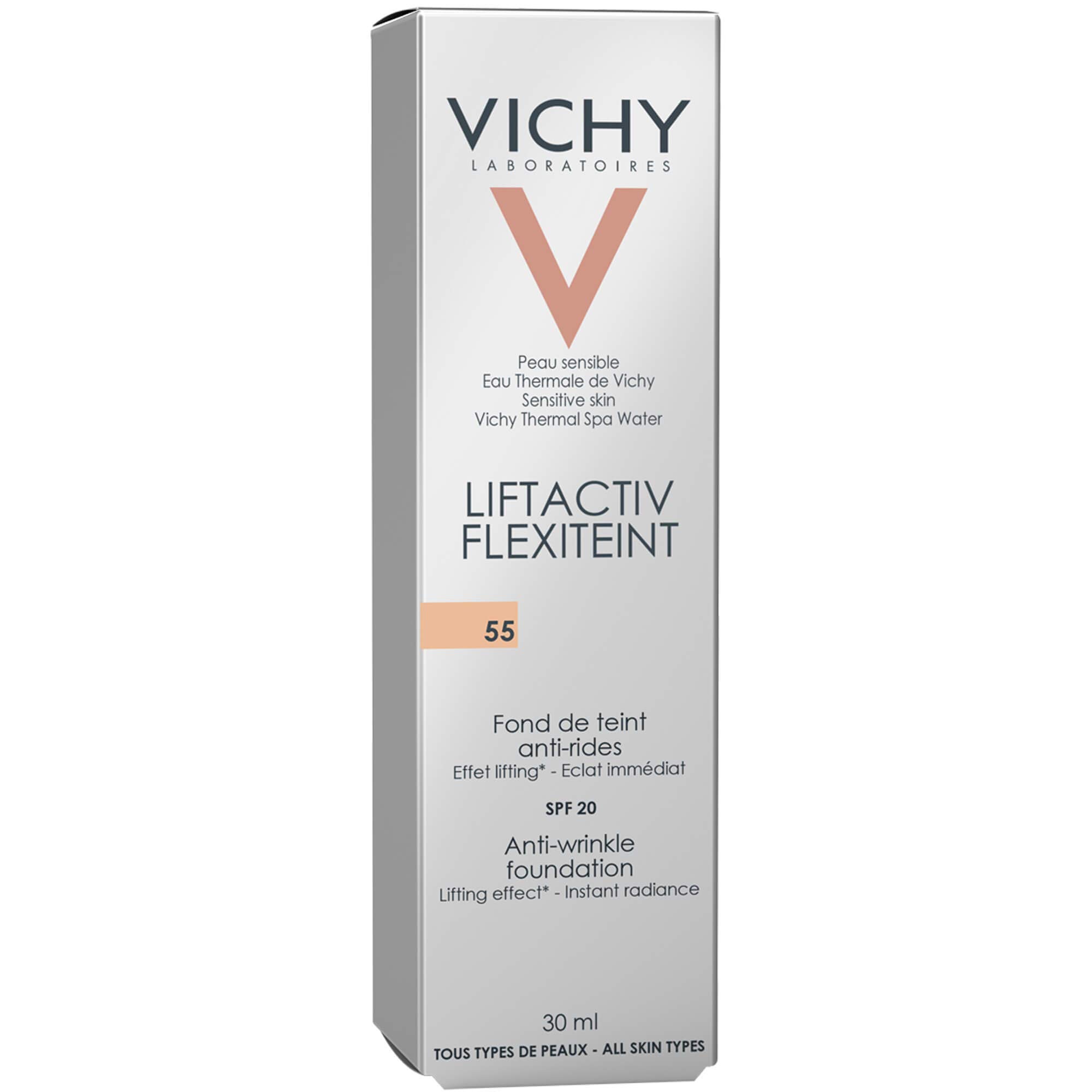 Vichy Liftactiv Flexilteint SPF20 Makeup Against Wrinkles, 30 ml (Pack of 1)