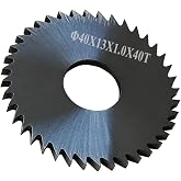 WEXWE Tools Slitting Saw for General-Purpose Slotting and Cut-Off Operations Total Solid Carbide Saw D40-13-1.0-40T 1PCS