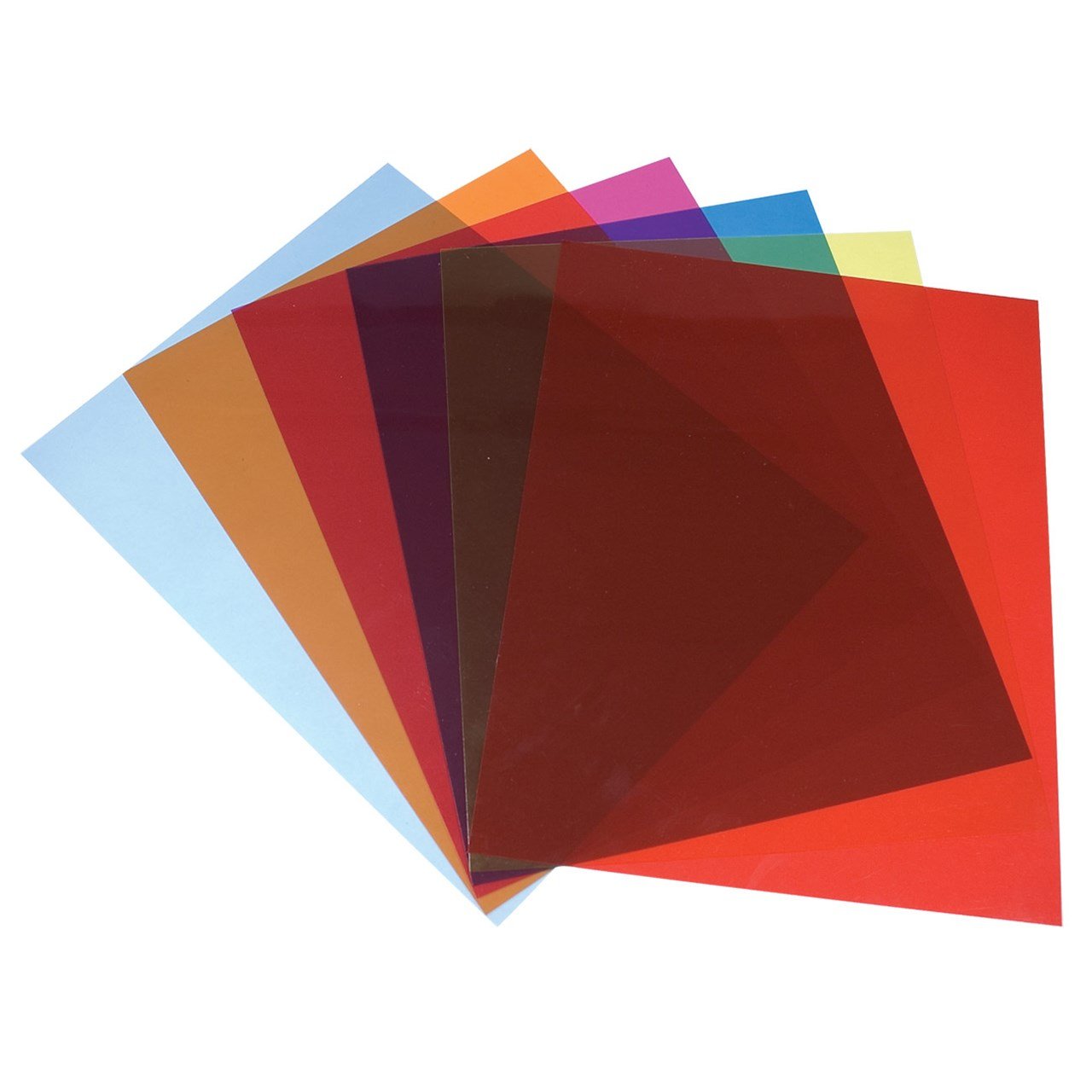 Amazon Com Tinted Plastic Reading Sheets Set Of 5 Low Vision Aids Beauty