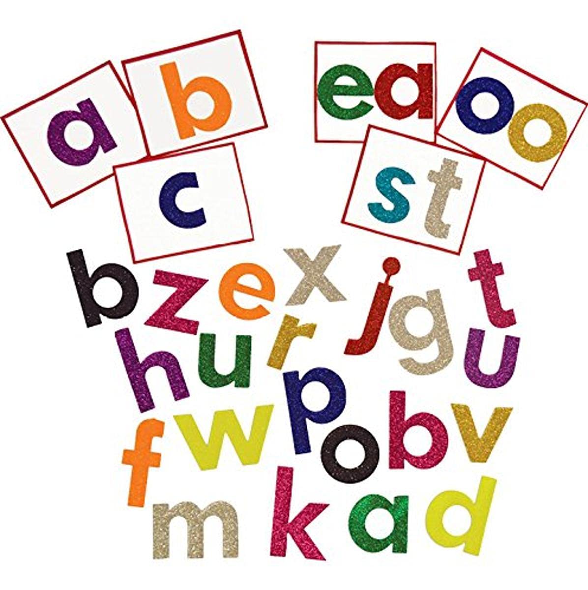 Springboard 10290 Pre-Cut Glitter Letters (Pack of 250)