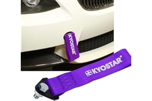 Kyostar High Strength Racing Tow Strap for Front Rear Bumper Hook(Purple)