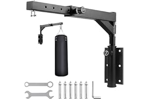 OKSTENCK Heavy Duty Bag Hangers Bracket,Wall Mounted Punching Bag Hanger,Height-Adjustable, up to 330 lbs. for Kickboxing Bag