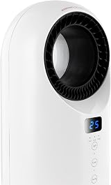 TCP Smart Portable Bladeless Heater Fan 1500W White App WiFi Voice Alexa Google view 7