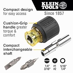 Klein Tools 32561 Multi-Bit Screwdriver / Nut