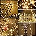 Yesee String Lights Battery Operated Outdoor Fairy Lights 33ft 80 LEDs Globe String Lights for Halloween, Christmas, Wedding, Bedroom, Patio and Party (Warm White) [Without Remote]
