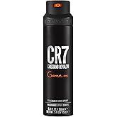 Cristiano Ronaldo CR7 Game On - Aromatic Fragrance For Men - Woody And Alluring Scent - Tropical And Dense Essence - A Dark And Sophisticated Aesthetic - Bold And Long Wearing - 6.8 Oz Body Spray