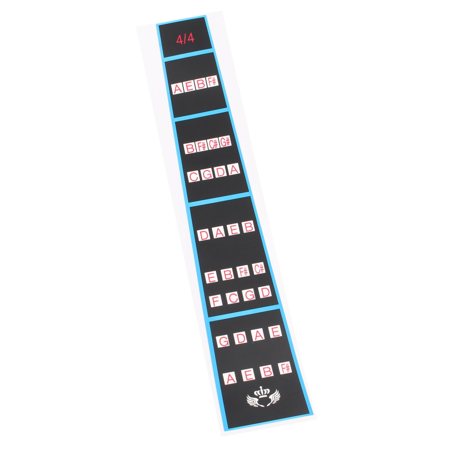 Futheda Violin Finger Guide 4/4 Full Size Violin Fiddle Fingerboard Stickers Fret Position Indicator Intonation Chart Musical Instrument Accessory for Beginners