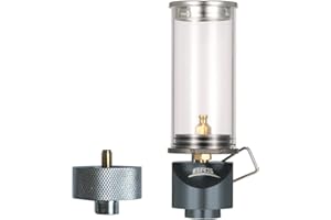 Mewmewcat Butane Gas Lantern With Adapter Conversion Head for Camping, Picnic, Self-Driving