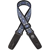 Lock-It Straps Retro Vintage Series jacquard Strap with Locking Ends - Mariner
