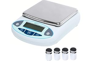 U.S. Solid Digital Precision Analytical Balance 5000g x 0.01g, High Precision Electronic Scale for Laboratory, Jewelry, Industrial Use