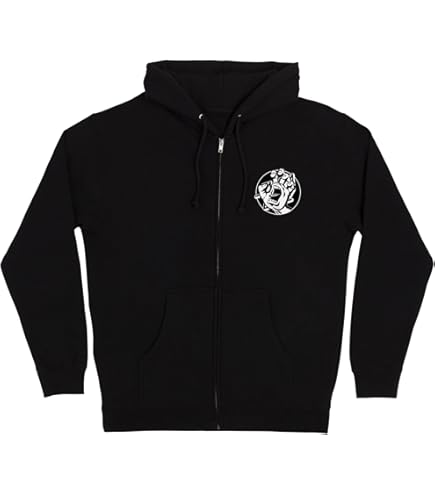 SANTA CRUZ Screaming Hand P/O Hooded Heavyweight Sweatshirt Black