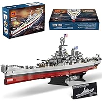 MISINI M7001 1:300 Japanese Battleship Yamato Building Blocks