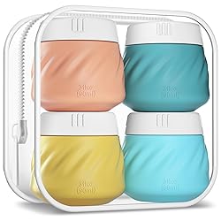 Gemice Travel Containers for Toiletries, Silicone