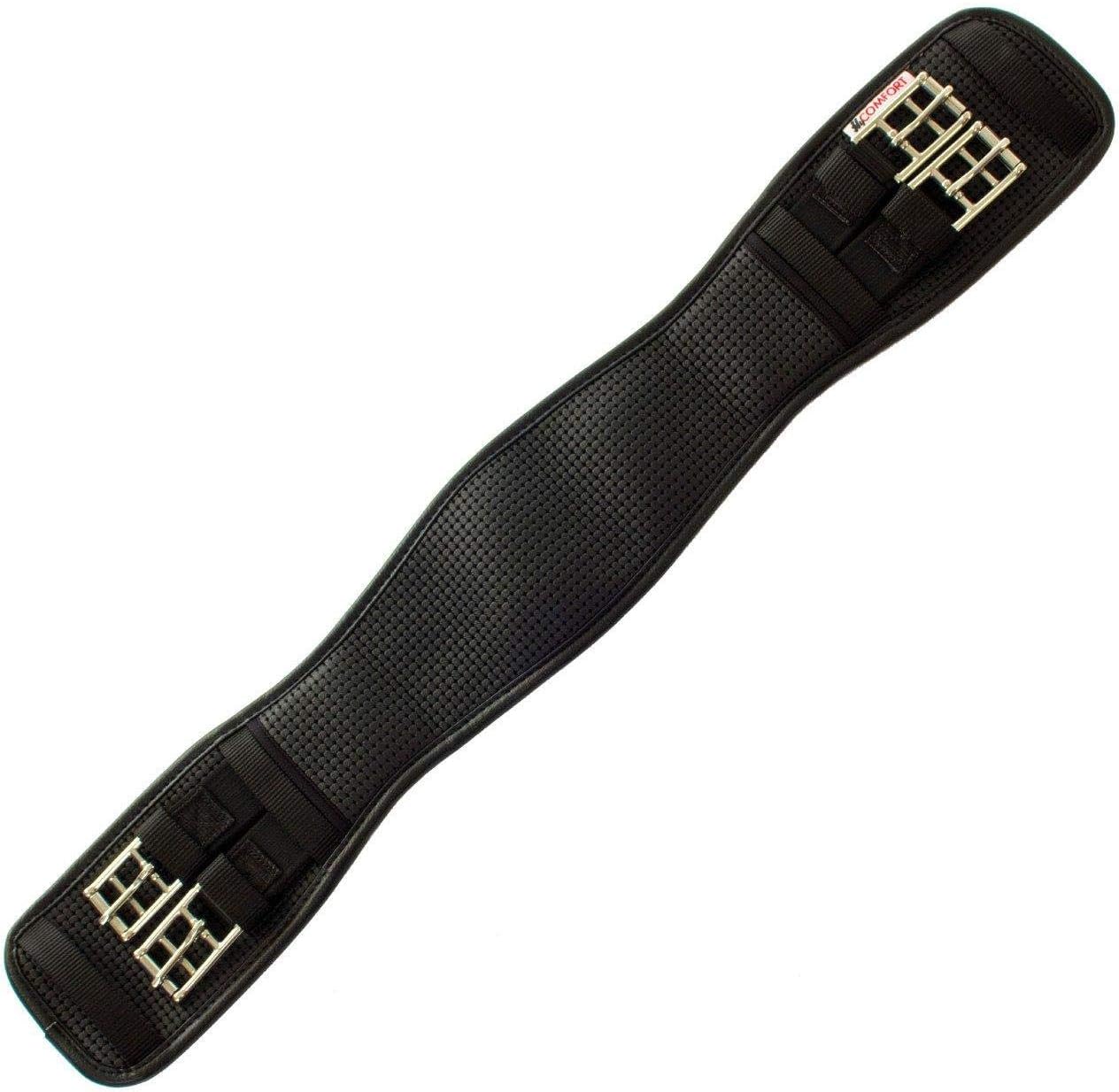 Hy Comfort Waffle Dressage Girth Black Elastic Both Ends Amazon.co