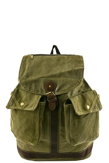 mochila verde militar